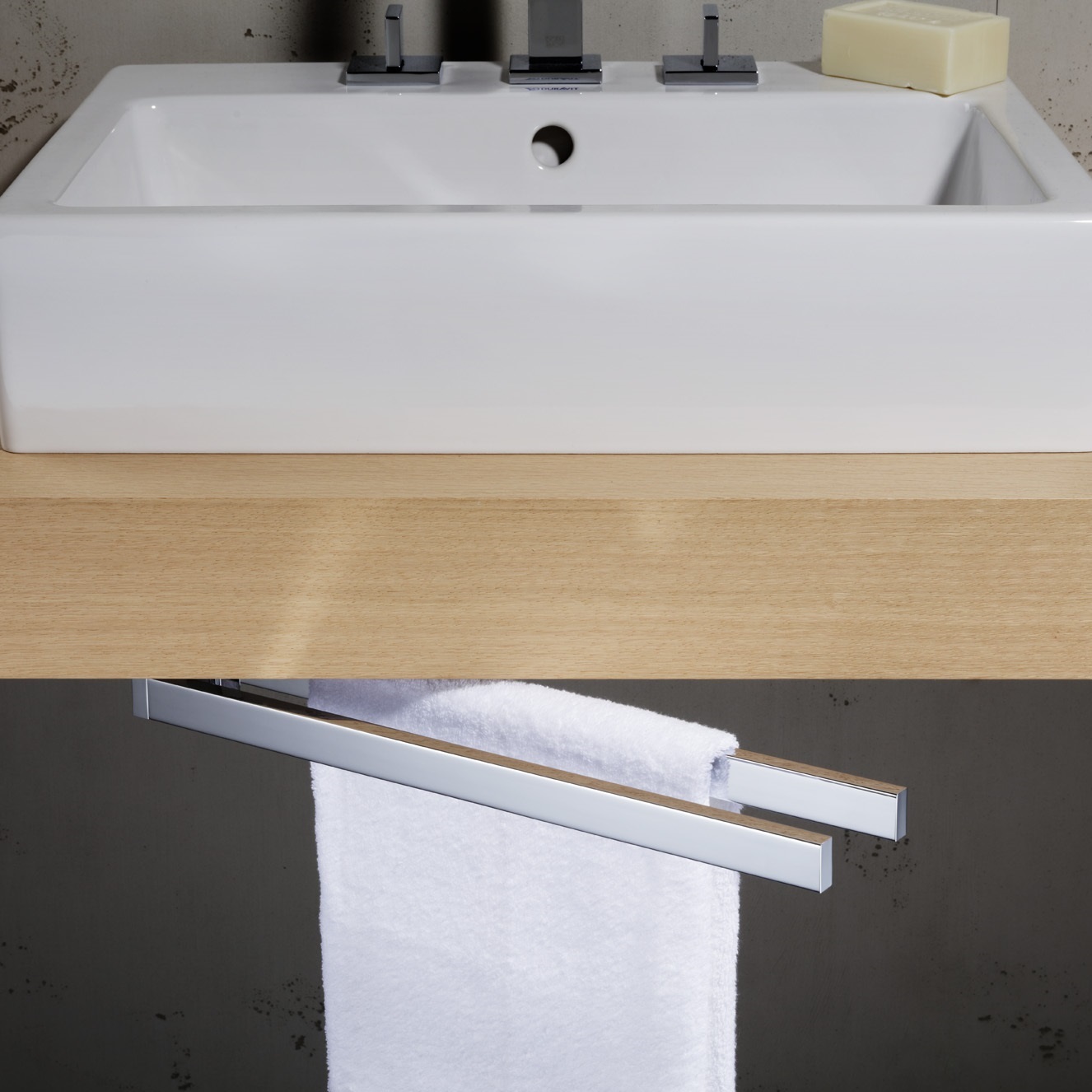 Avenarius Universal Handtuchhalter eckige Form 42,4cm 9001430010