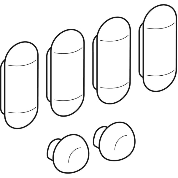 Geberit Set Puffer für WC-Sitz Prima CDI 598111000