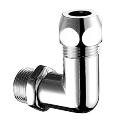 Schell Winkel-Verschraubung 1/2"AGx3/8"AG, d:10, chrom 064190699