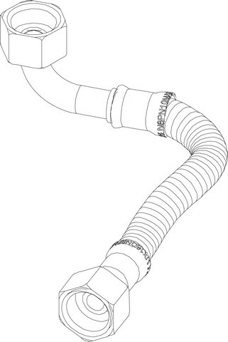 Bosch / Buderus Schlauch 8738104739