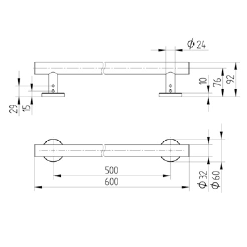 Avenarius Haltegriff 50cm 9034750010