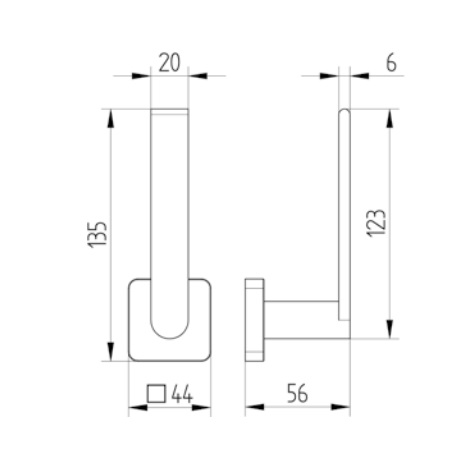 Avenarius Reservepapierhalter 2402100010