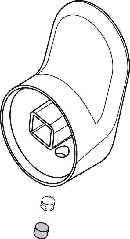 Ideal Standard Griff, komplett, 28er A861068AA