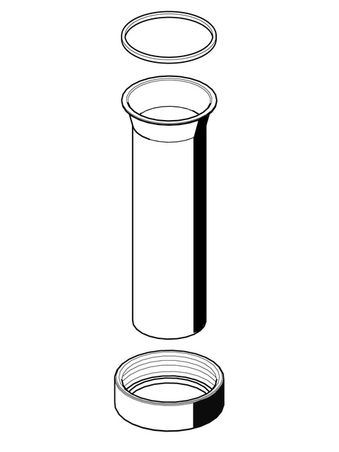 Schell Spülrohrverschraubung ab 10/2011, chrom 296690699