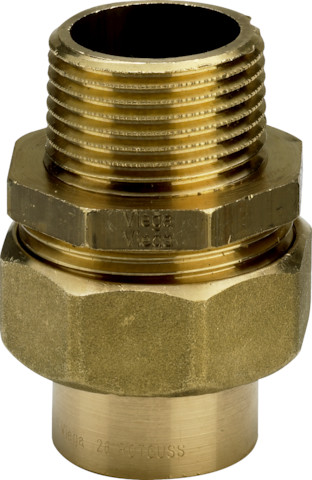 Viega Rohrverschraubung Rotguss 94343G konischdichtend in 12mm x R3/8 167202