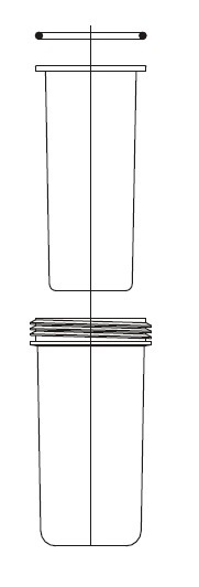 Grünbeck Filterglocke mit Schutzglocke für FS 2" 100648