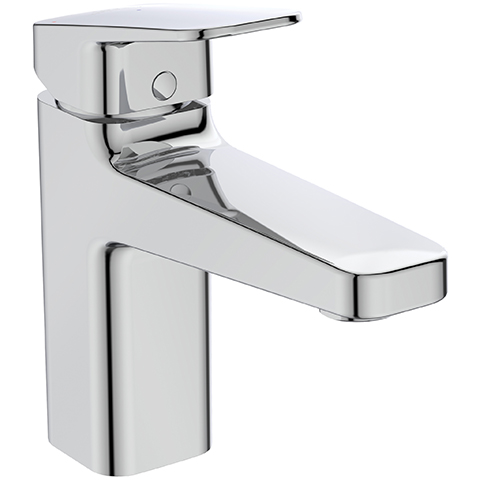 Ideal Standard Waschtischarmatur Ceraplan H90 mit Push-Open Ausladung 124mm chrom BD229AA