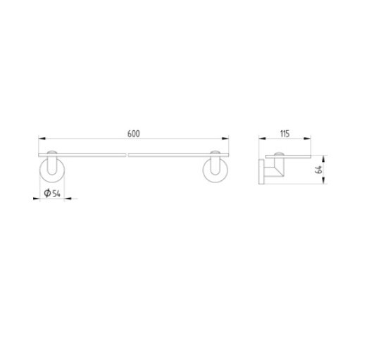 Avenarius Ablage 60cm 2001000040