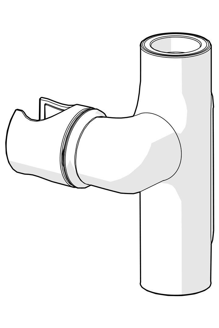 Hansa Schieber für Wandstange chrom 1018479V