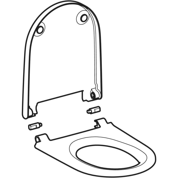Geberit WC-Sitz für AquaClean Alba weiß 245.821.01.1