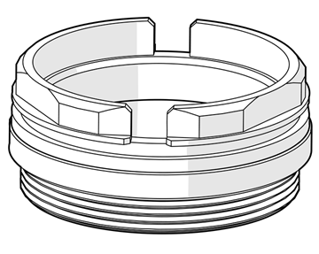 Hansa Gegenmutter M50x1, SW45 59914070
