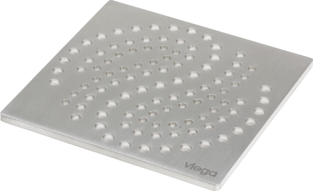 Viega Rost 4929.4 in 150x150mm Edelstahl matt-vernickelt 492359