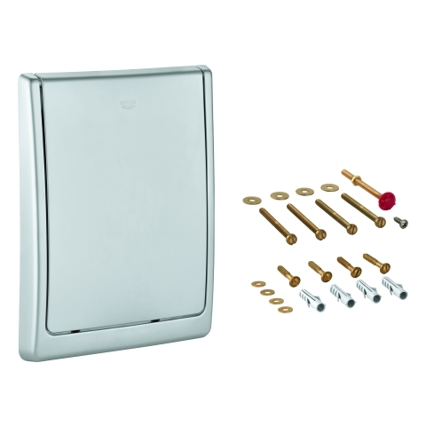 Grohe Abdeckplatte komplett für WC-Druckspüler Wandeinbau mattchrom 43179P00