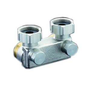 Buderus Umlenkstück für vertauschte Anschlüsse - Eck 3/4" Aussengewinde, 50mm Abstand 80007514