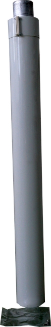 Wolf Luft-/Abgasrohr DN63/96 L:912mm weiß 2600126