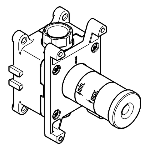 Grohe Einbaubox Rapido C 1-fach UP- Ventil für Fertigmontageset 35028000