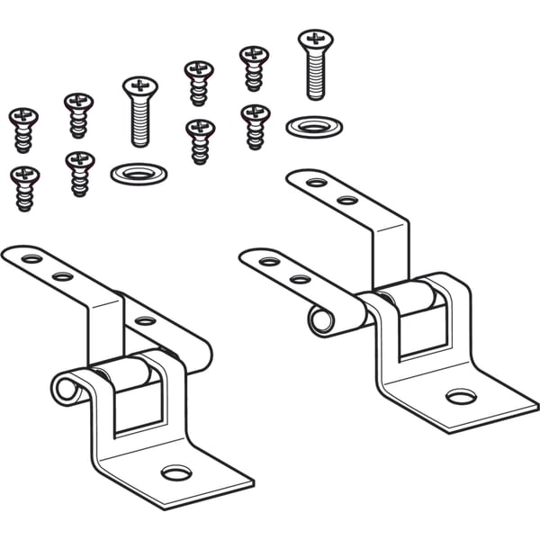 Geberit Set Scharniere für WC-Sitz F1 598185000
