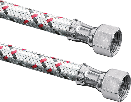 Oventrop Schlauchleitung DIN-EN-ISO 6806 NI 8, beiderseits 3/8 ÜM, Länge 1500mm 2110055