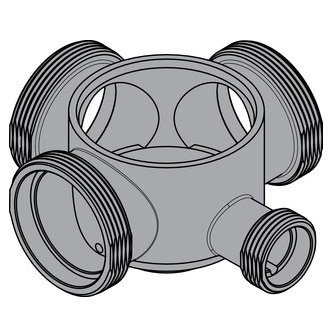 Hansgrohe Pharo Service Set Whirlpool für Kreuzstueck 96389000
