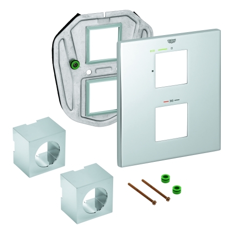 Grohe Rosette für Fertigmontageset Thermostatmischer-Brause chrom 47963000
