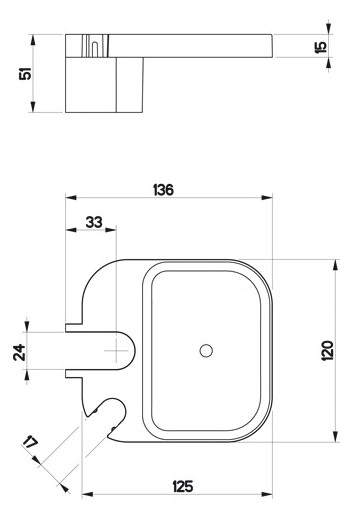 Ideal Standard Seifenschale Senses 70 T000343NU