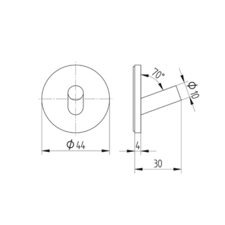 Avenarius Haken mit Konsole rund 9001635010