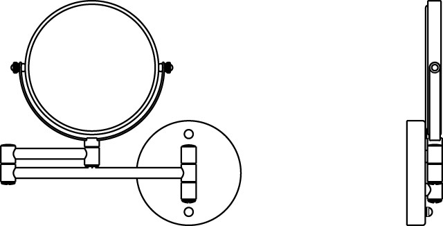 Ideal Standard Kosmetikspiegel IOM, chrom A9111AA