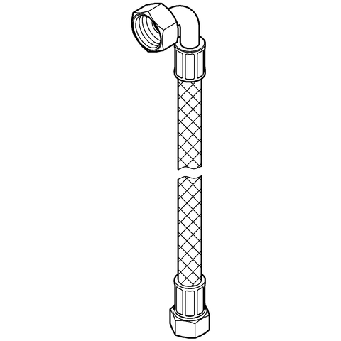 Grohe Anschlussschlauch chrom 48018000