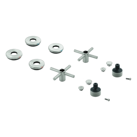 Grohe Kreuzgriff für Atrio 2 Stück, supersteel 48406DC0