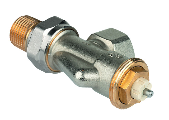 Resideo Thermostatventil SX, Axial, 1/2" Messing vernickelt V2000ASX15
