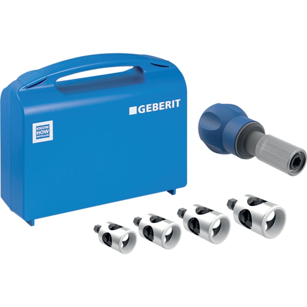 Geberit Mepla Set Entgrat- und Kalibrieraufsätze d=16/20/26/32mm 690.920.00.1