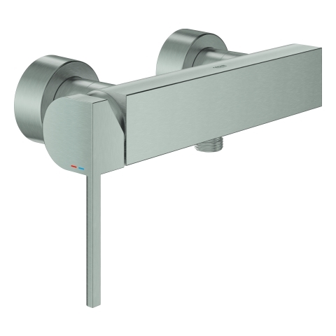 Grohe Plus Einhand-Brausebatterie supersteel Wandmontage 33577DC3