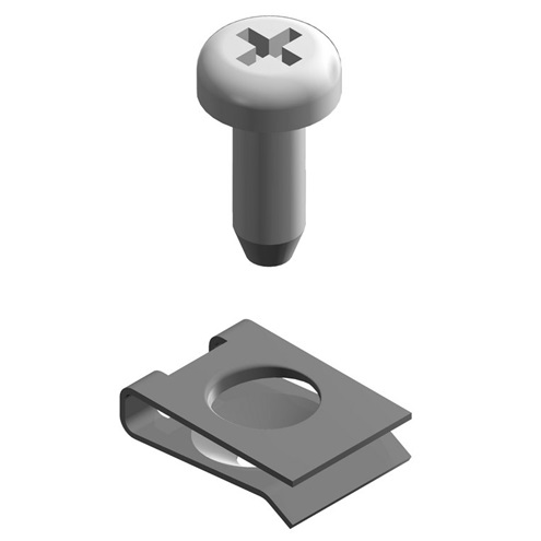 Bosch / Buderus Platte mit Schraube 4,8x13 7736700690