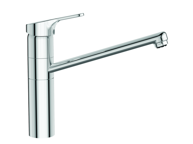 Ideal Standard Küchenarmatur Cerafit, Niederdruck mit hohem Rohrauslauf, Ausladung 221 mm, chrom BC140AA