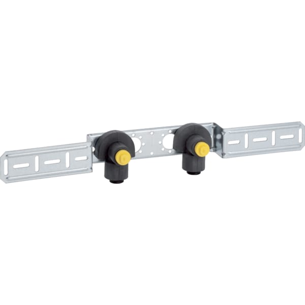 Geberit PushFit Anschlusswinkel 90 Grad vormontiert zweifach Rotguss d20-Rp1/2 schallgedämmt 651.290.00.1