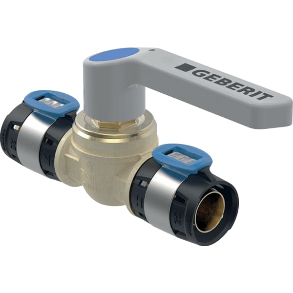 Geberit FlowFit Kugelhahn mit Betätigungshebel SiBr d40 619.854.00.1