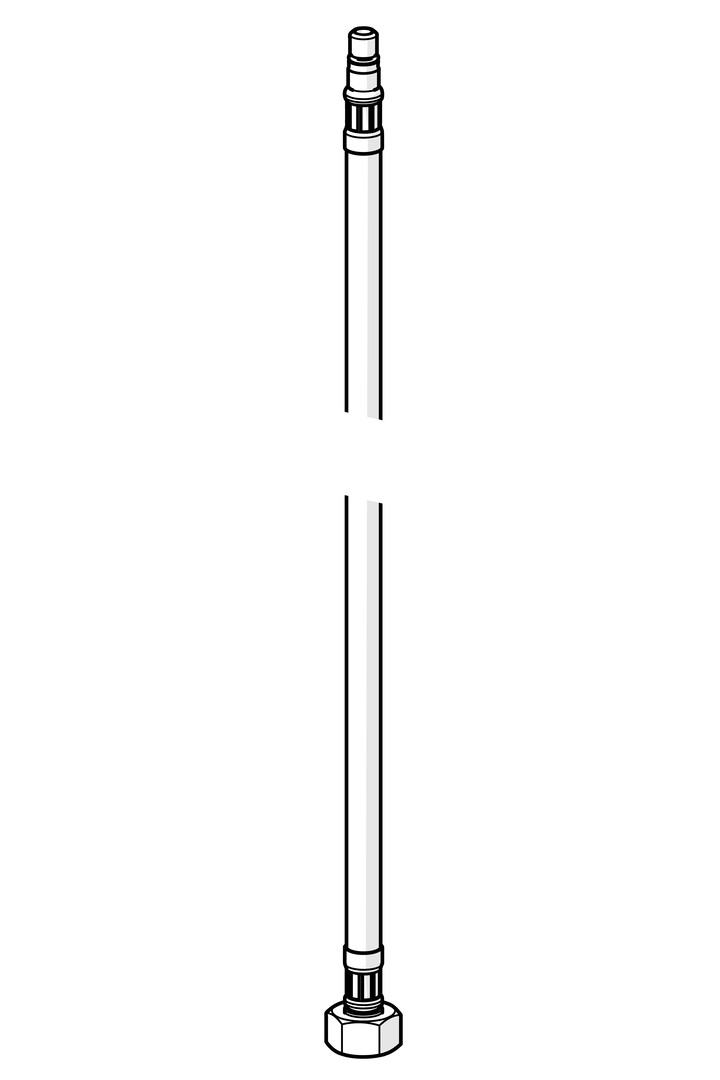 Hansa Anschlußschlauch L=550mm, M8x1, G3/8 59913969