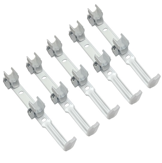 Zehnder Set SMB Wandkonsole, weiß, 5xSMB 75 für Charleston-Heizkörper-Höhe 680 bis 1000mm 173851