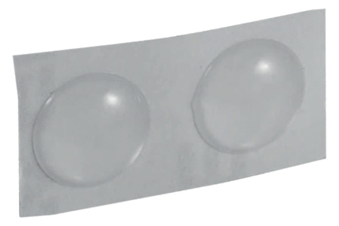 Geberit Set Puffer, selbstklebend für Unterschrank (2 Stück) 598881000