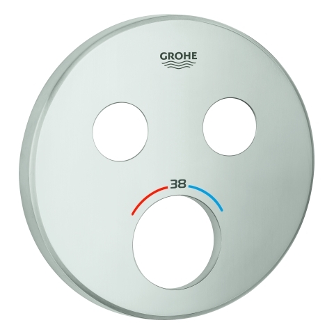 Grohe Rosette rund für SmartControl supersteel 49032DC0