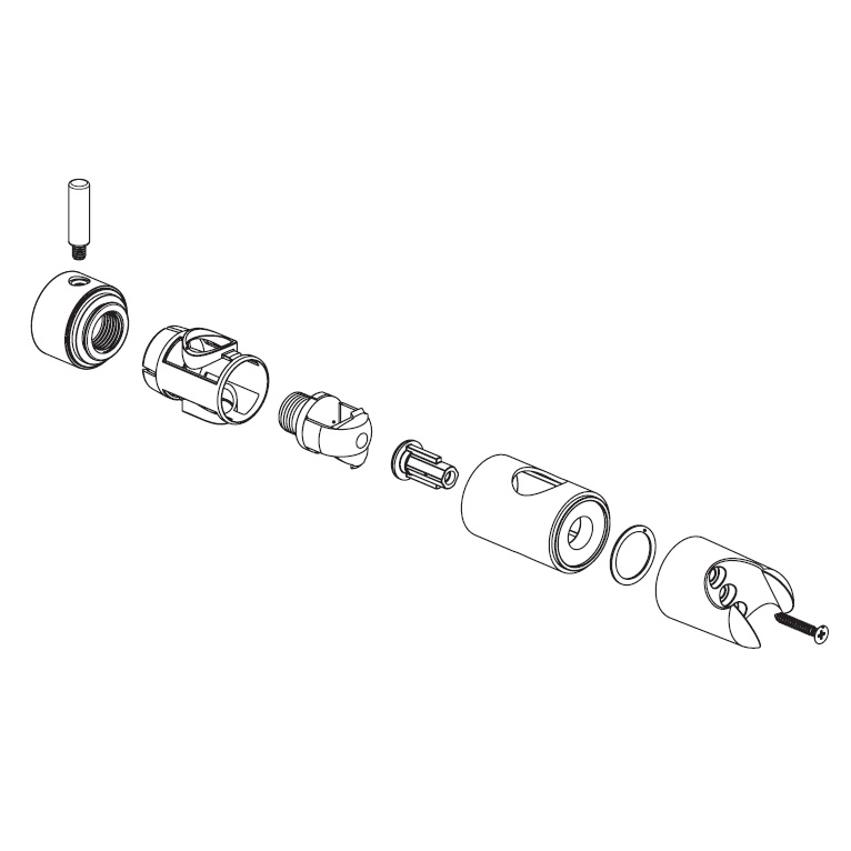 Ideal Standard Brausehalter-Schieber Celia, chrom A960989AA