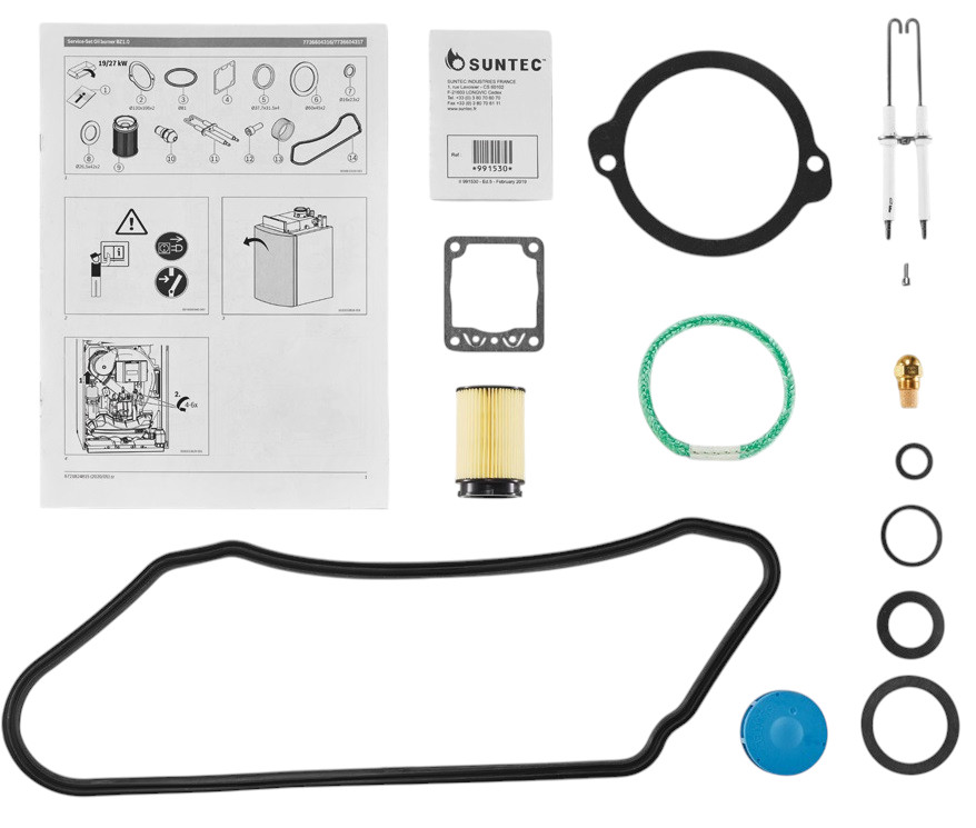 Buderus Wartungs-Set BZ1.0-27 für Olio Condens 8000 F / Suprapur-O / Logano plus SB105 7736604317