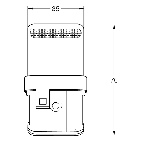 Grohe Wasserführung chrom für Einhandmischer 46803000