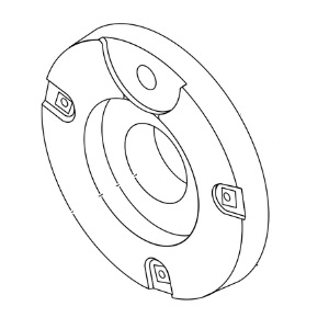 Buderus Wärmeschutz Brenner-Tür S305/315 17-28 63240048