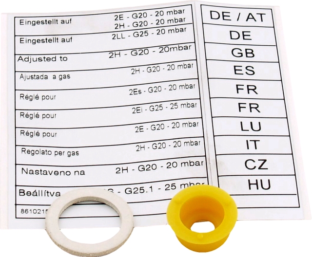 Wolf Umrüstsatz Erdgas LL - Erdgas E für GB-E/GB-EK 8600863
