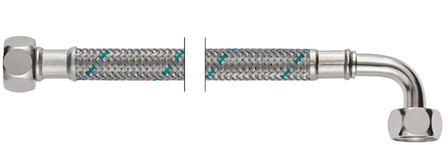 Neoperl NEOFLEX Panzerschlauch DN8 IG x IG gebogen, 3/8" x 3/8" 30cm 66861130