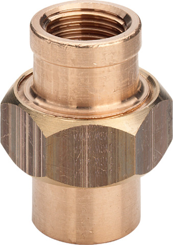Viega Rohrverschraubung Rotguss 3340 konischdichtend in Rp2 x Rp2 446987