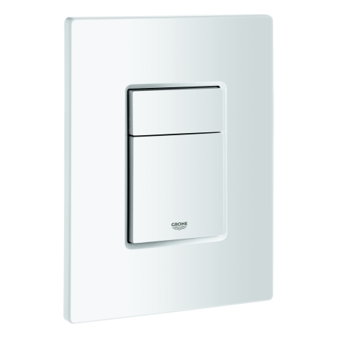 Grohe Abdeckplatte alpinweiß, mit Drucktaste 42371SH0