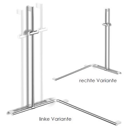 Avenarius Eck-Handlauf mit Brausestange 9004798010