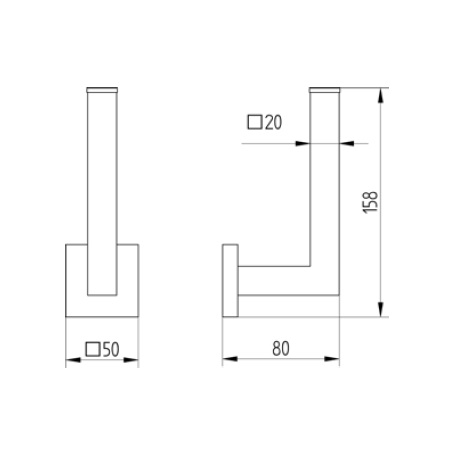 Avenarius Reservepapierhalter 4202100040